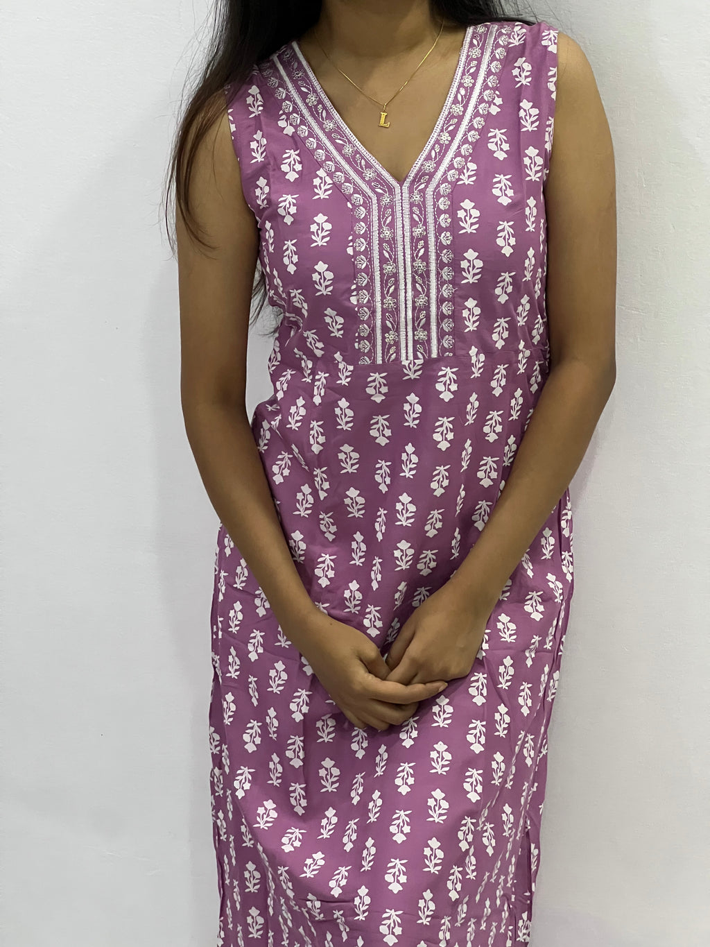 Mauve Kurta + Dupatta